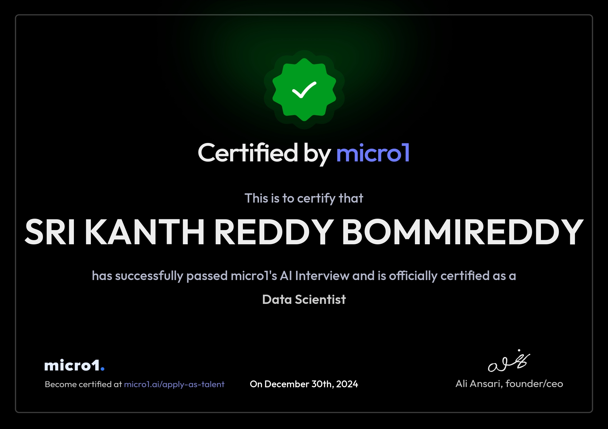 Sri Kanth Reddy Bommireddy – MSc Cyber Security | Security Architect ...