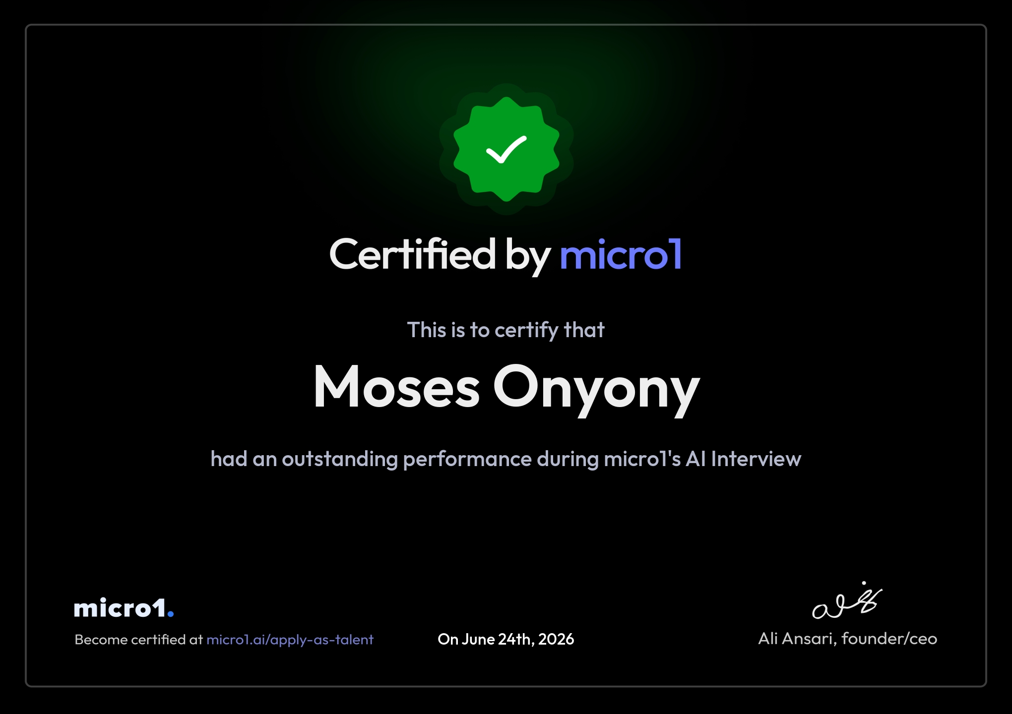 Moses Onyony - Data Analyst | Cyber Security Enthusiast | Virtual ...